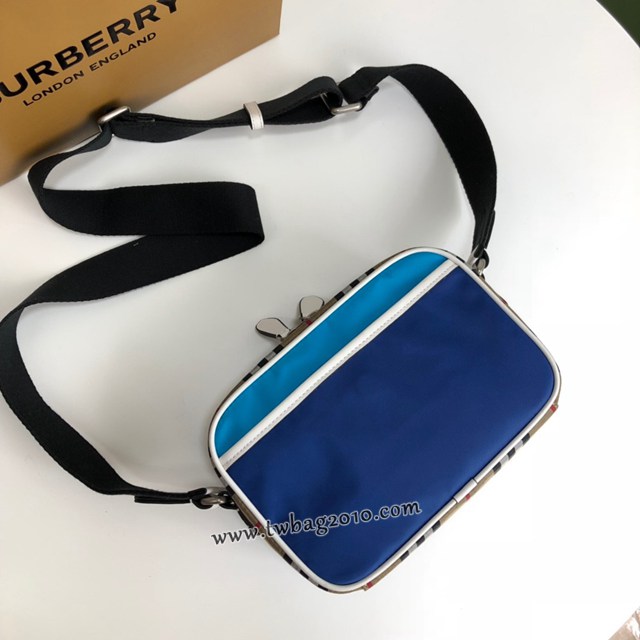 Burberry專門店新款Vintage復古格紋斜背包 巴寶莉肩背相機包男包 yxb1474
